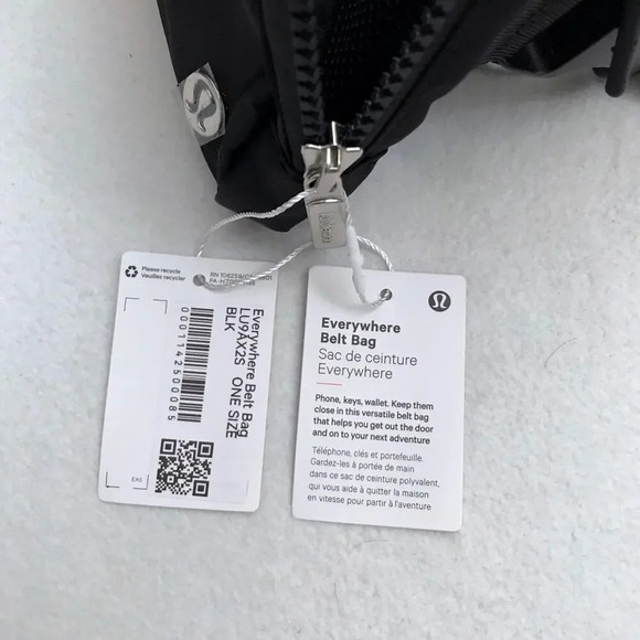 Lululemon NWT Black Everywhere Belt Bag Unisex Adult OS - Picture 9 of 14